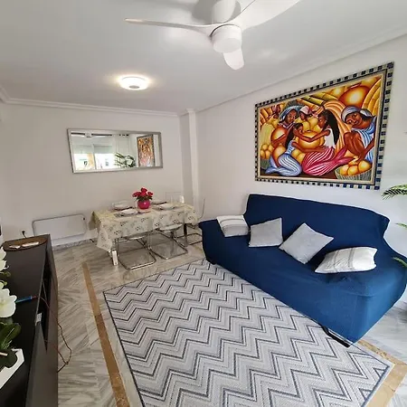 Lorcrimar 3 Apto Cerca De La Playa Con Piscina 马尔韦利亚